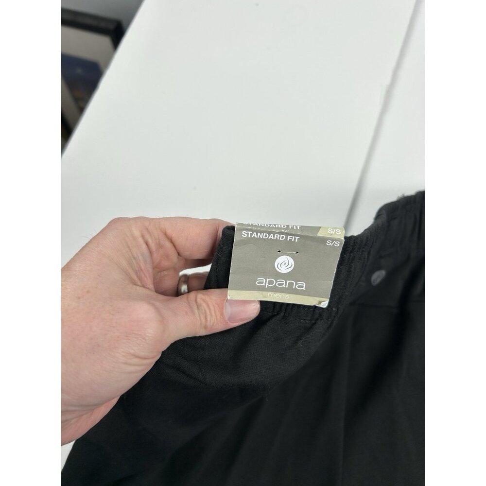 Apana Men's Jogger Pants - Black Standard Fit Small NWT - Picture 11 of 14